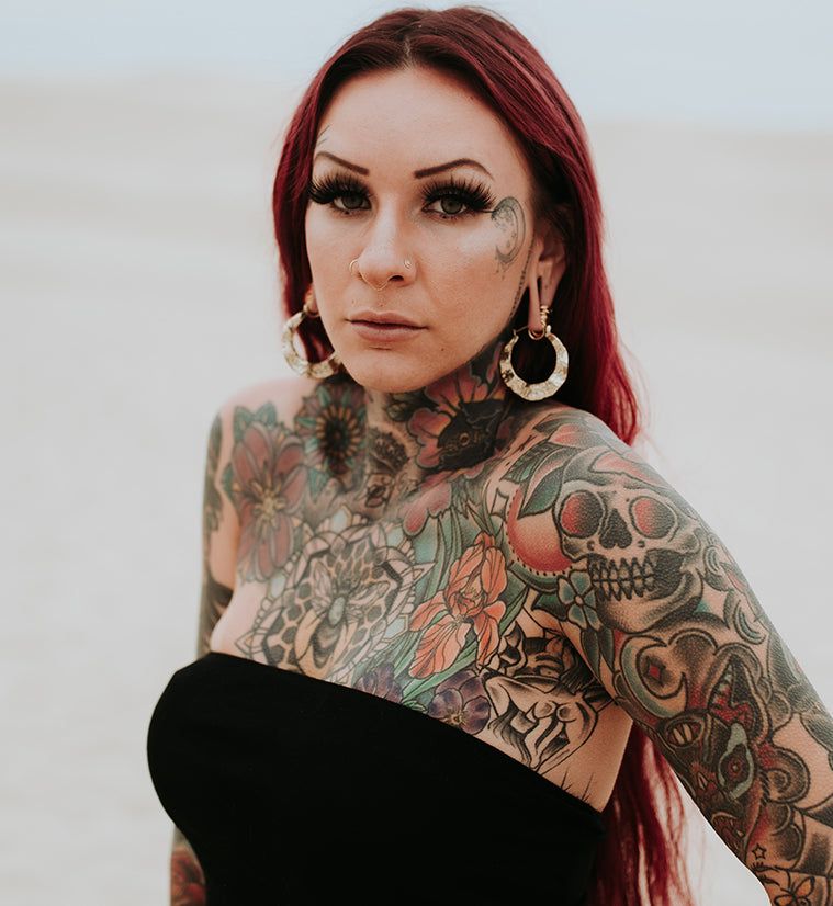 18G Hammered Tunnel Brass Hangers / Earrings