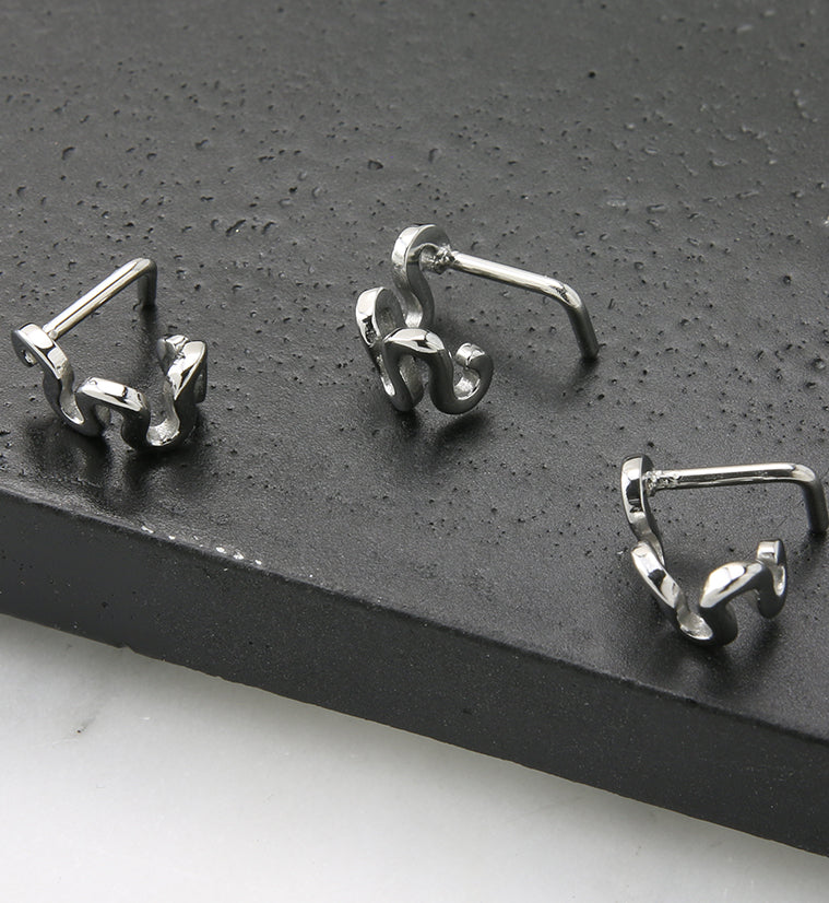 18G Squiggle Nose Curve