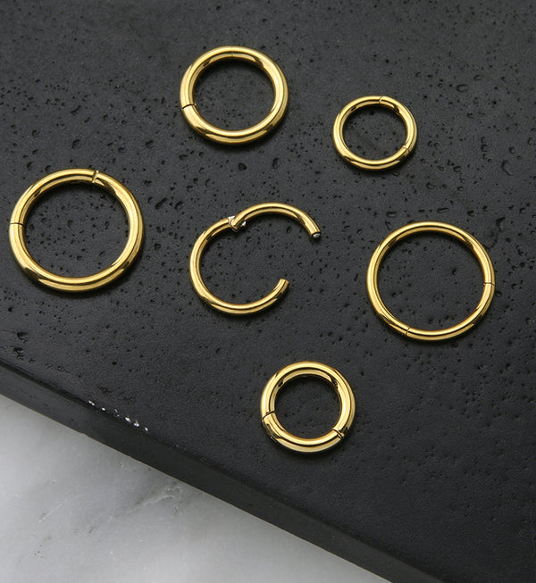 20pc Set of Gold PVD Stainless Steel Stacked Rings