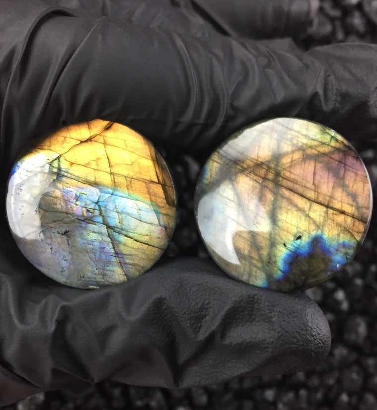 Labradorite Stone Plugs