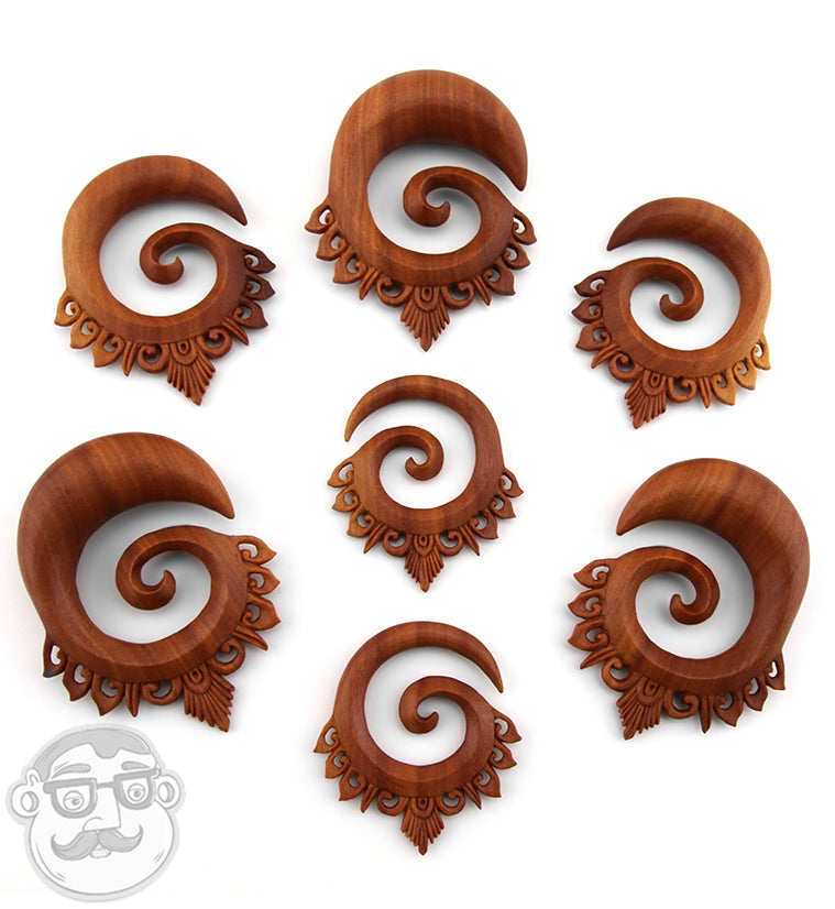 Macuna Saba Wooden Spirals