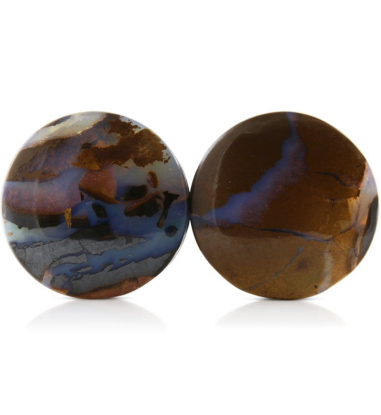 Boulder Opal Plugs 1 Inch (25mm) Version 8
