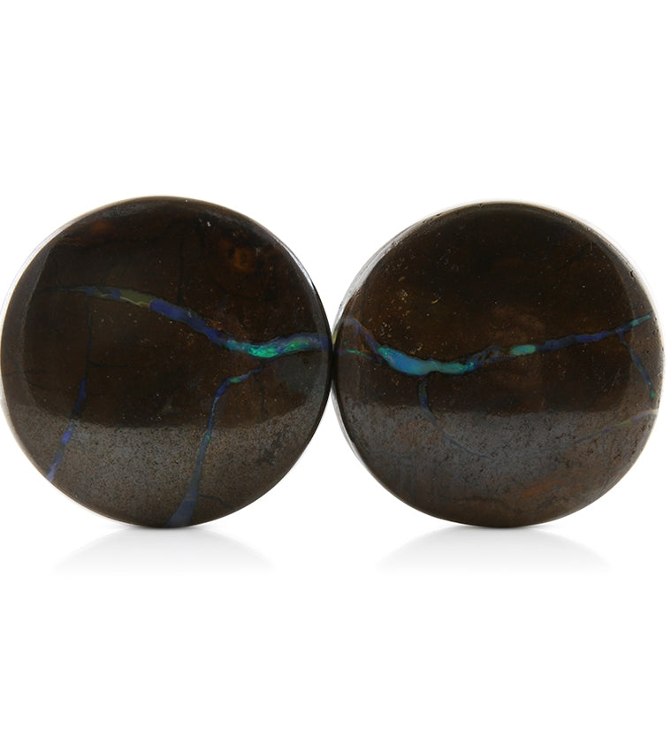 Boulder Opal Plugs 1 Inch (25mm) Version 11