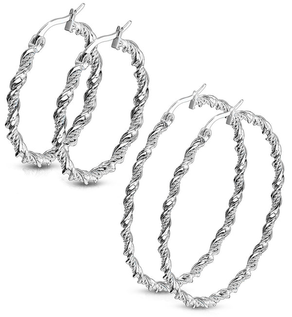 20G Complect Hoop Earrings