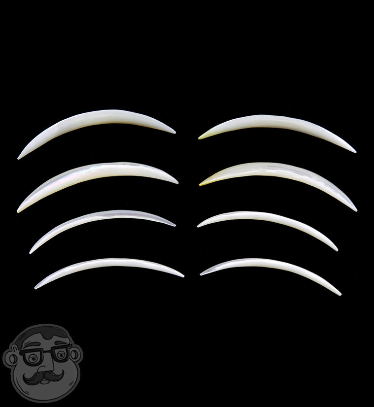 Mother of Pearl Septum Tusk