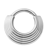 Five Layered Titanium Hinged Segment Ring