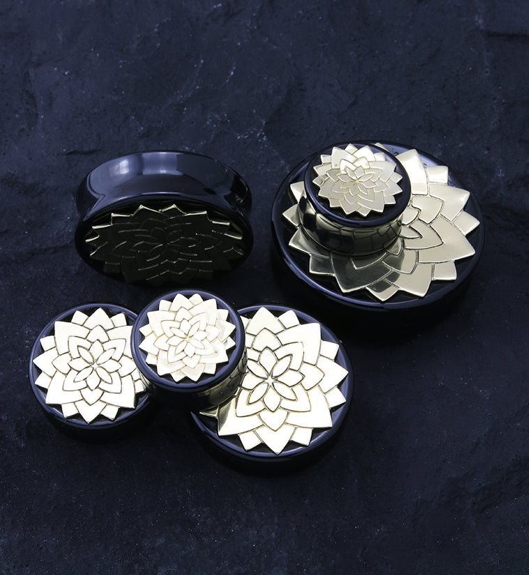 Mandala Obsidian Plugs