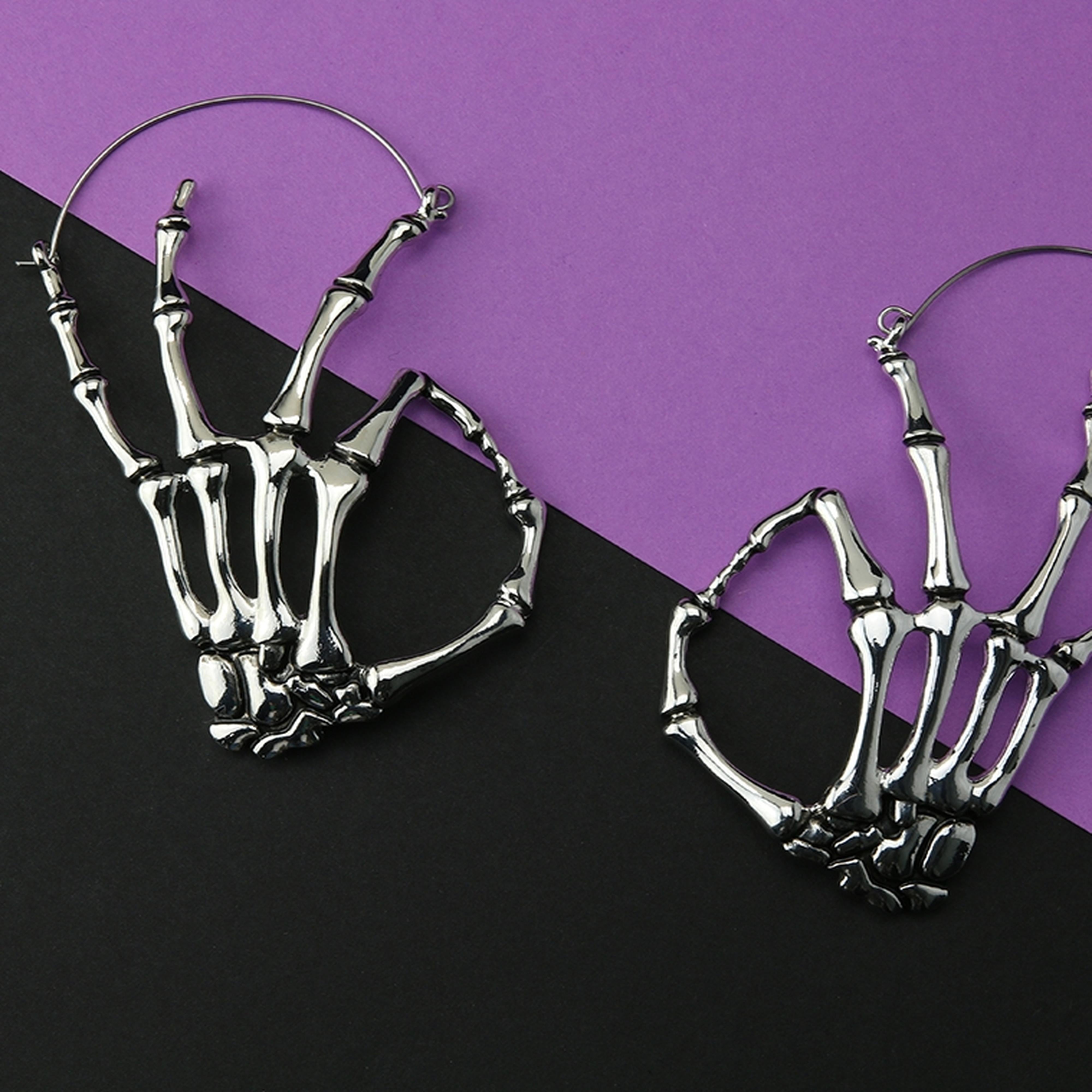 20G A-Okay Skeleton Plug Hoops