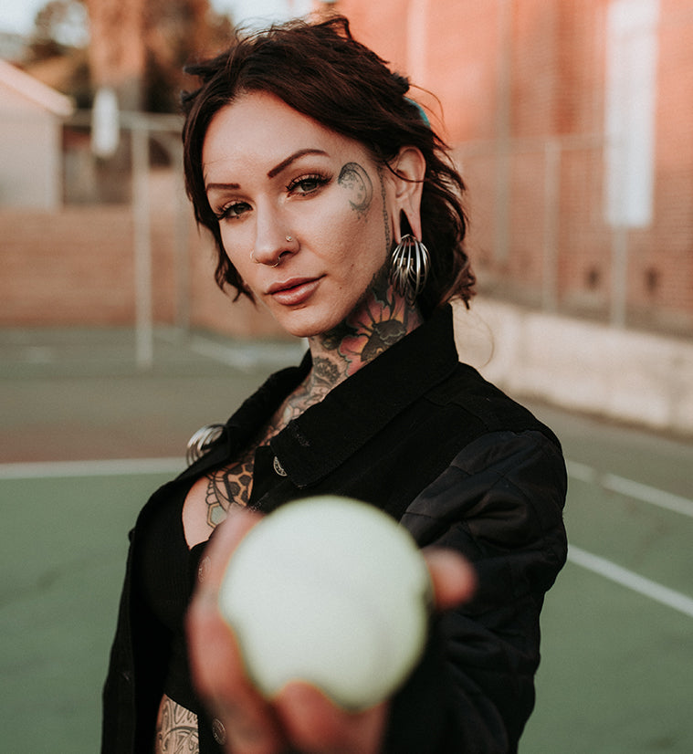 Multi Hoop White Brass Hangers