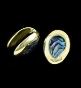 Abalone Knuckle Brass Ear Weights