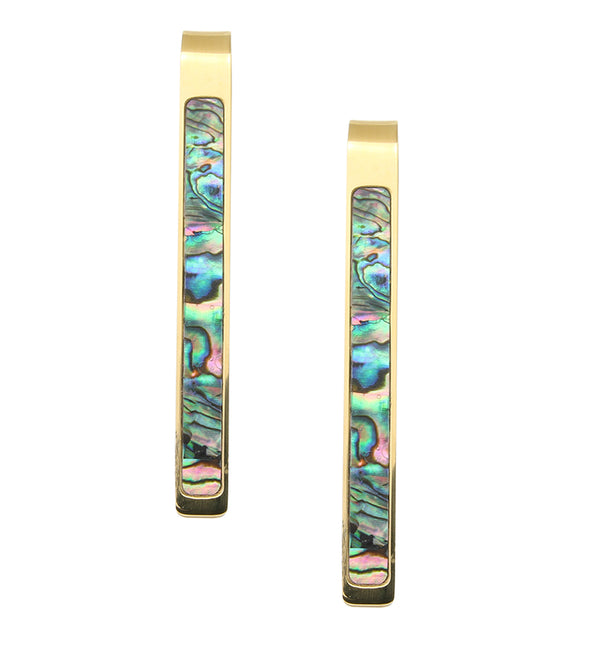 Abalone Tower Brass Ear Weights