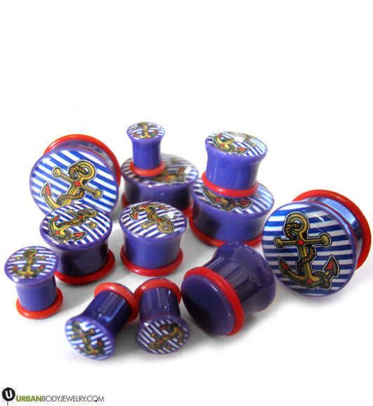 Striped Anchor Plugs