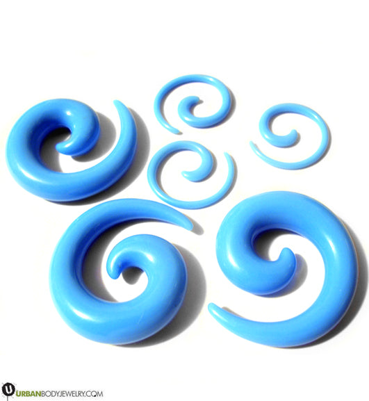 Blue Spiral Plugs