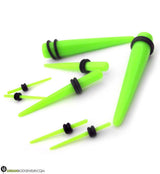 green tapers