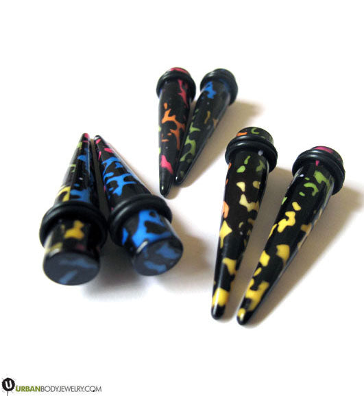 Acrylic Splatter Taper