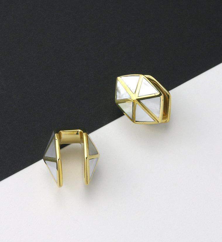 Aegis MOP Brass Ear Weights