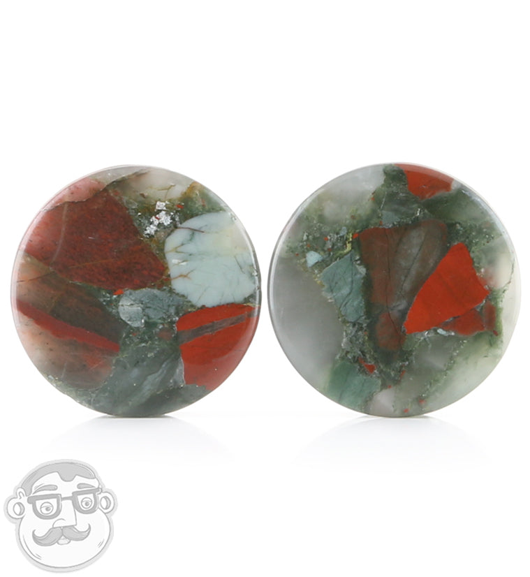 African Blood Stone Plugs
