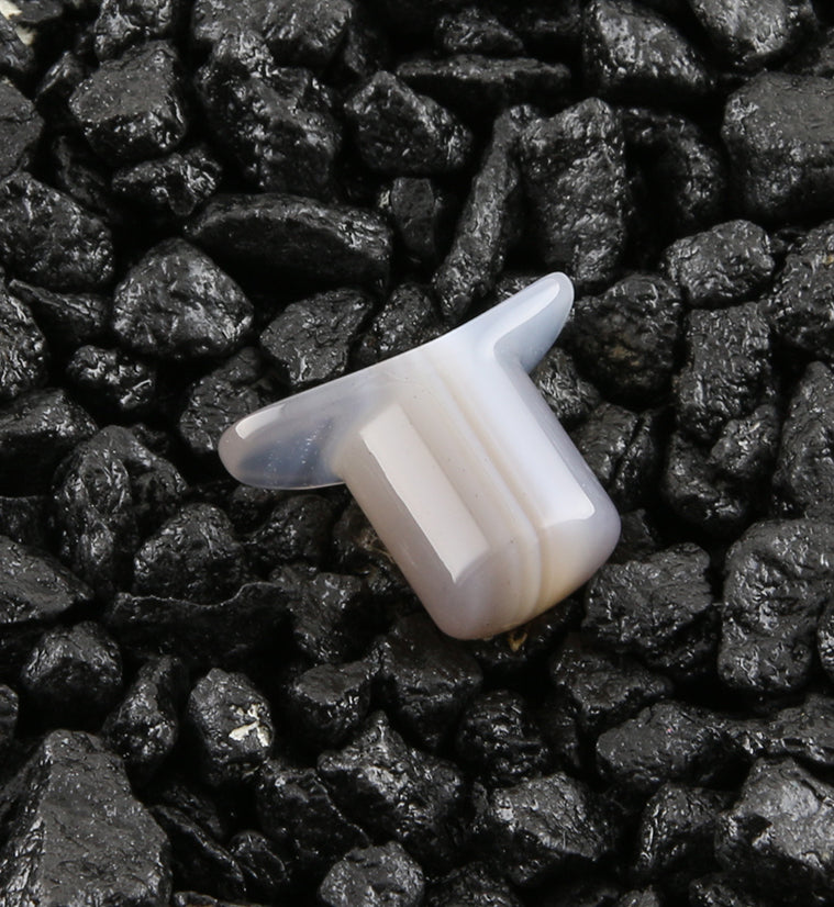 Agate Stone Labret Plug