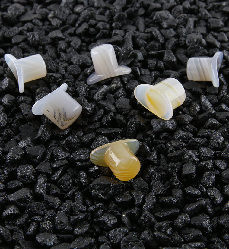 Agate Stone Labret Plug