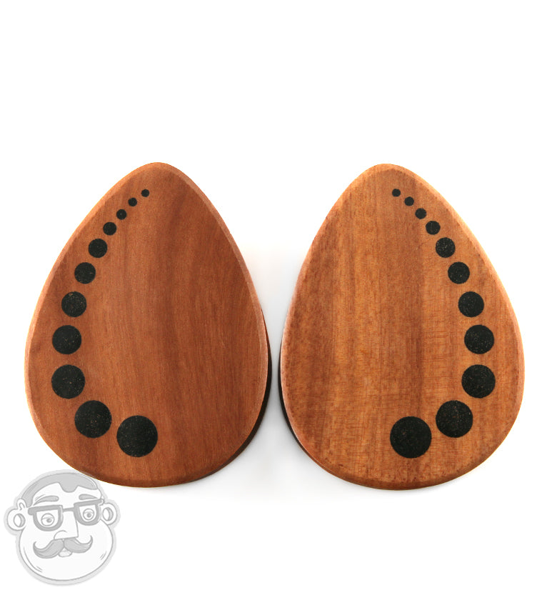 Alleyway Saba Wood Teardrop Plugs