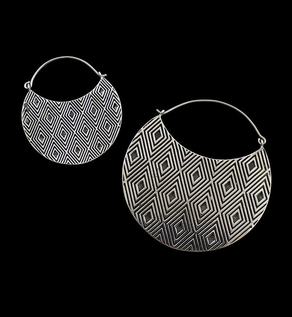 Silver Allotrope Titanium Hangers / Earrings