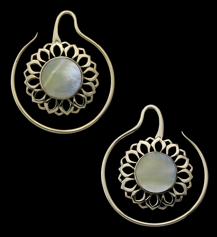 Amoroso MOP Brass Ear Weights