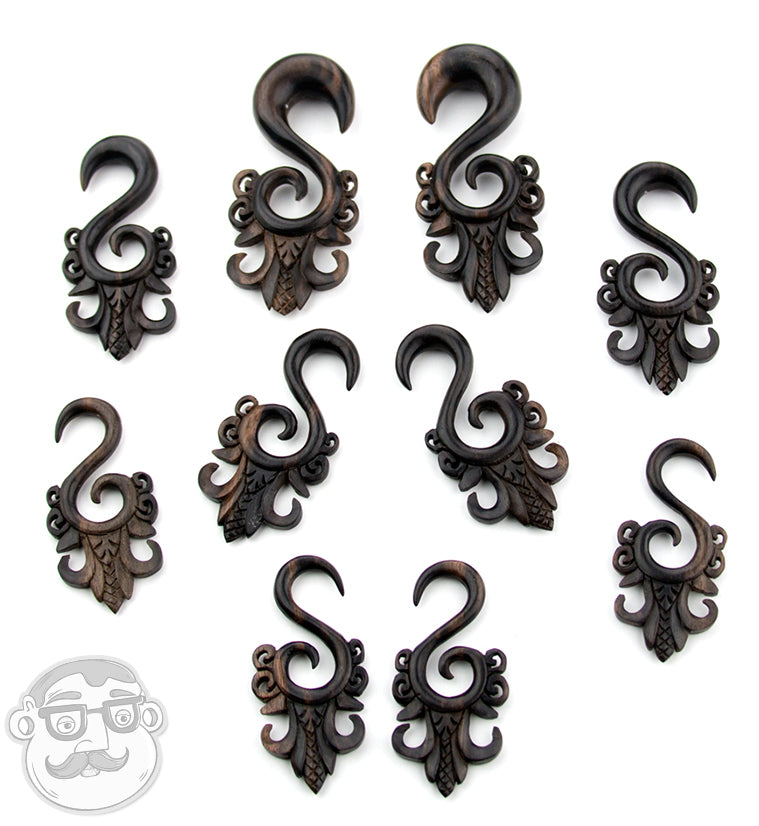 Areng Wood Choula Spiral Hangers