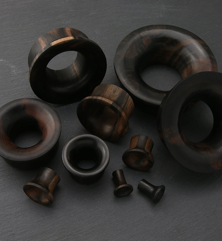Areng Wood Mayan Flare Tunnel Plugs