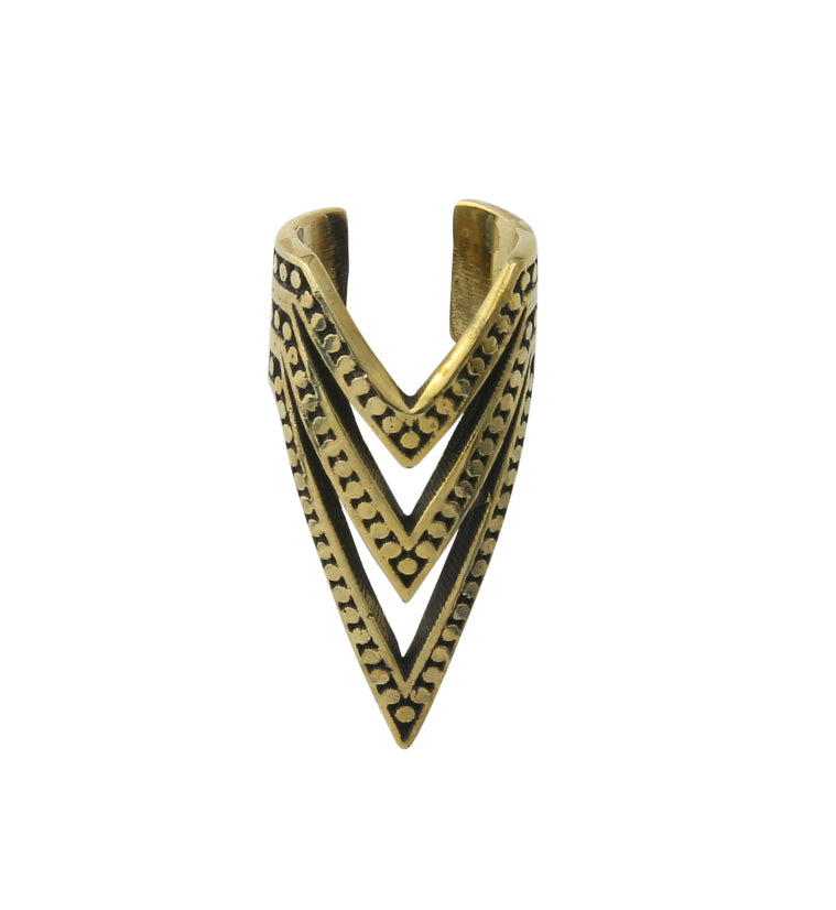 Arrow Brass Ear Cuff