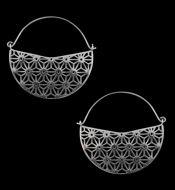 Asanoha Titanium Hangers / Earrings