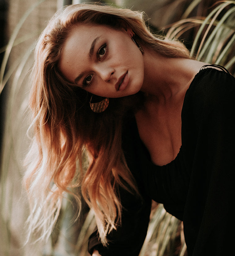 Asanoha Titanium Hangers - Earrings