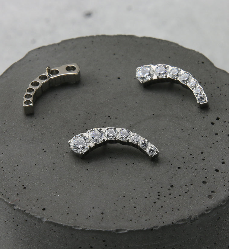 Ascend CZ Internally Threaded Titanium Top