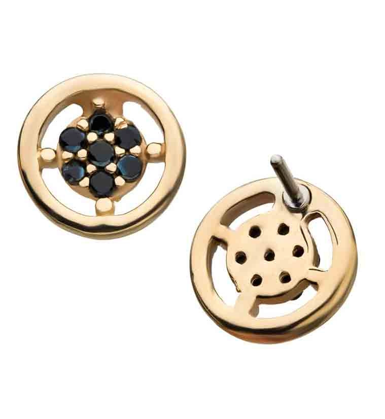 14kt Gold Aura Threadless Top