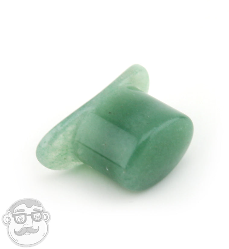 Aventurine Stone Oval Labret Plug