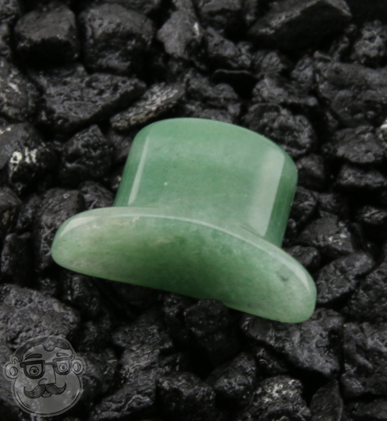 Aventurine Stone Oval Labret Plug