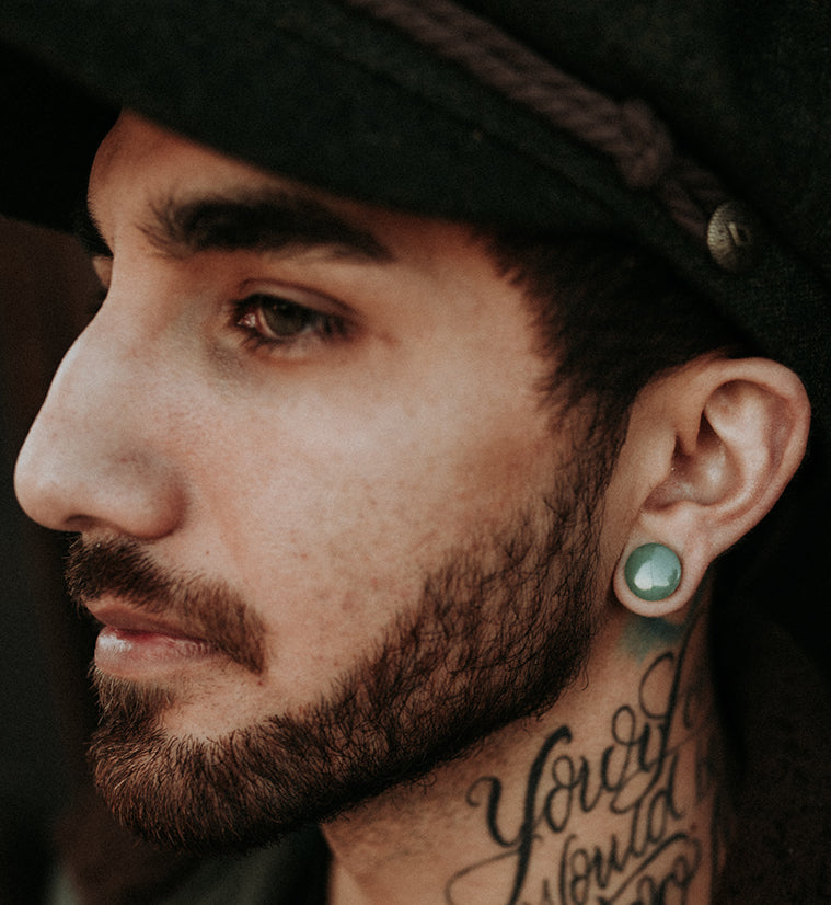 Aventurine Green Stone Plugs