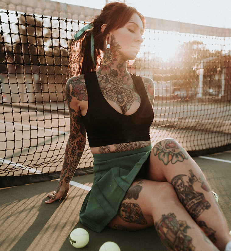 MOP Keyhole Brass Ear Weights