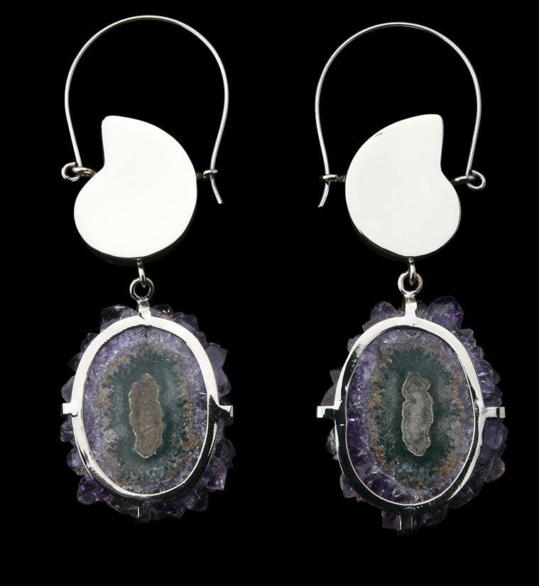 Cavern Ammonite & Stalactite Titanium Hangers
