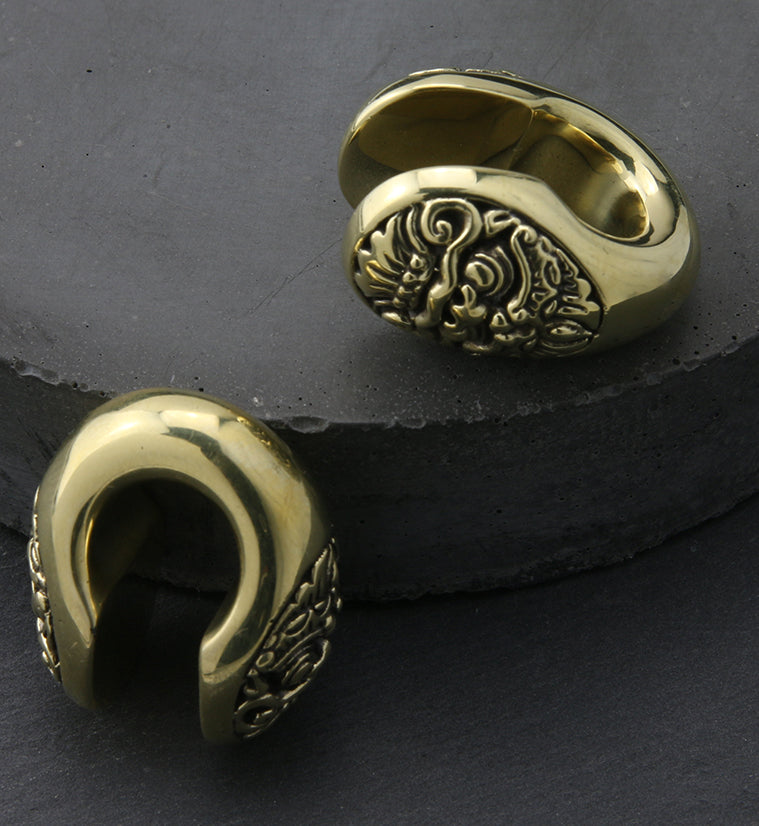 Barong Keyhole Brass Ear Weights