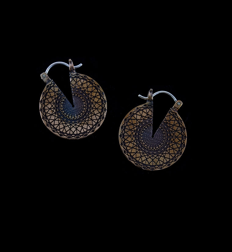Baroque Copper Ear Weights