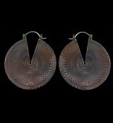 Baroque Copper Ear Weights