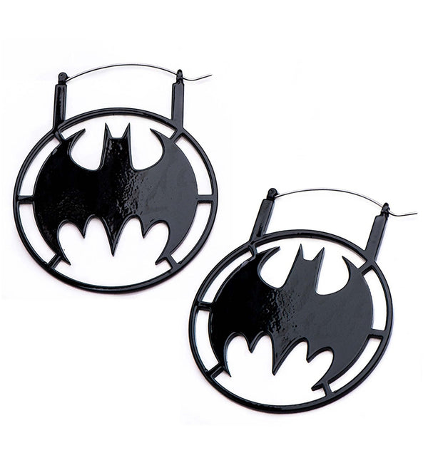 Batman Plug Hoops