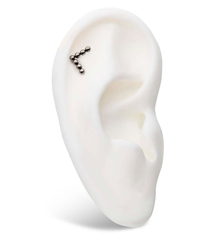 Beaded Arrow Internally Threaded Titanium Top