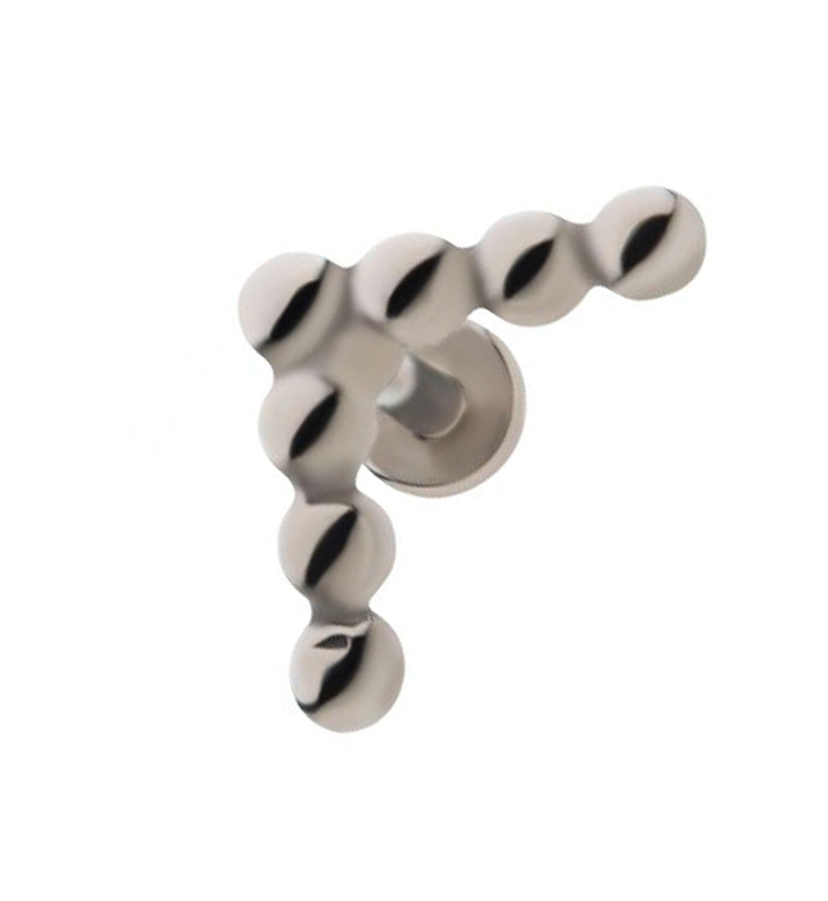 Beaded Point Labret Post