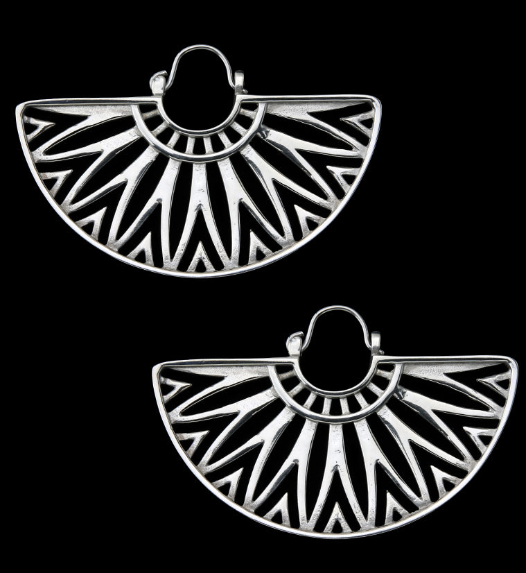 Beam White Brass Hangers - Earrings