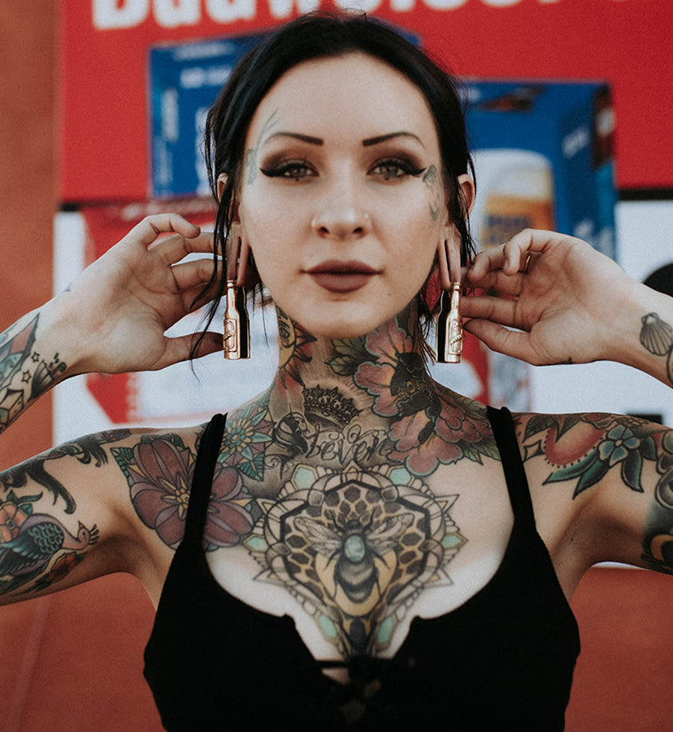 Beer Bottle Ear Weights