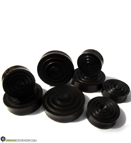 Wooden Ebony Carved Plugs