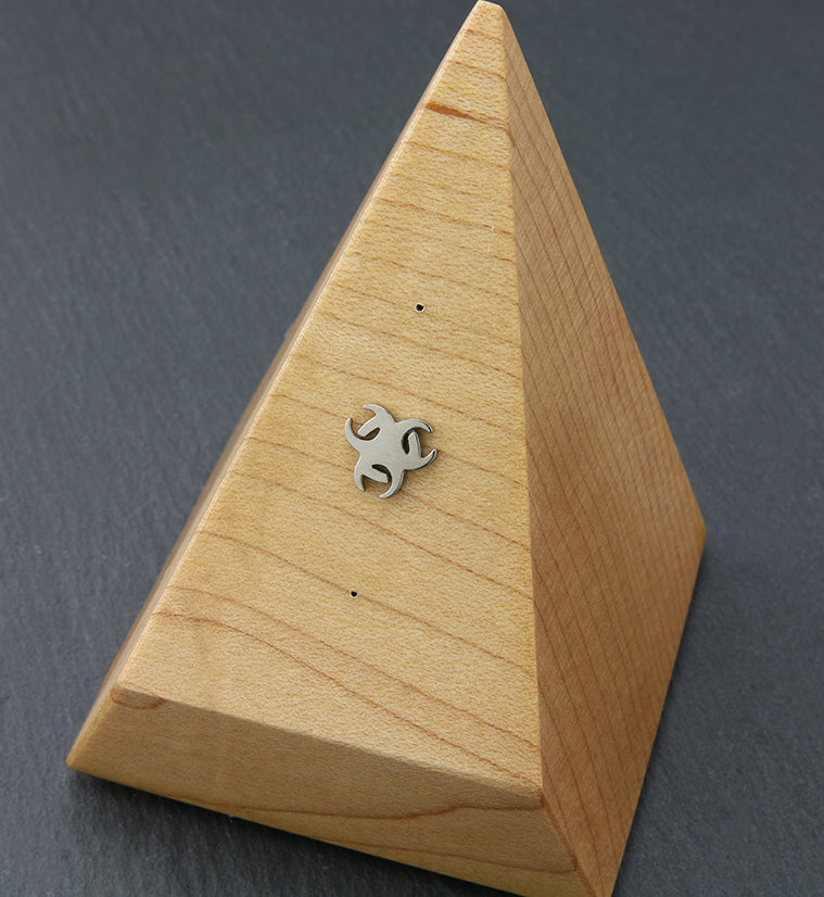 Biohazard Threadless Titanium Top