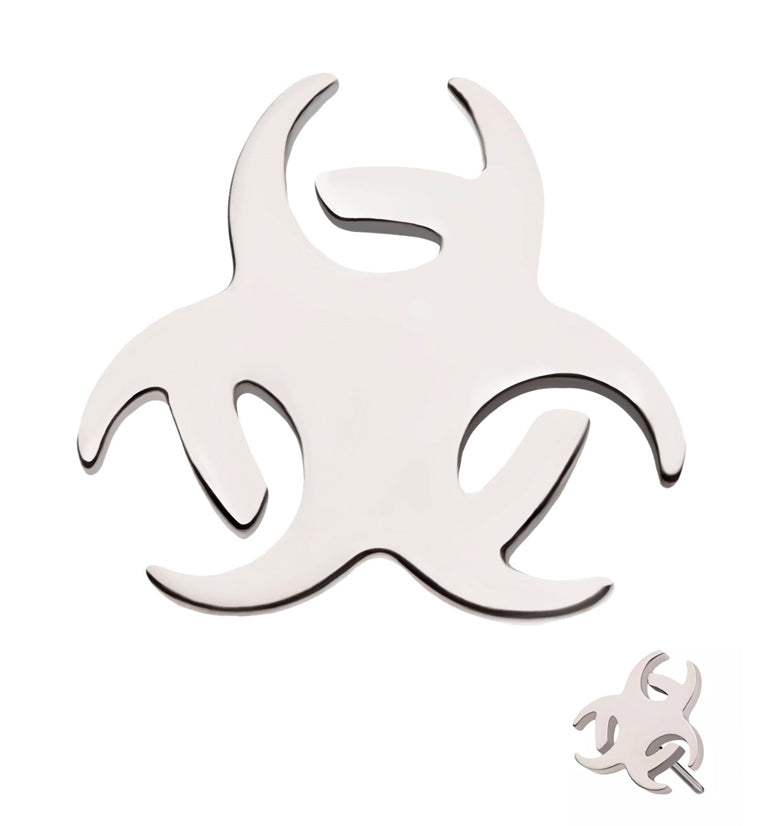 Biohazard Threadless Titanium Top