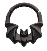 Black Bat Hinged Segment Ring